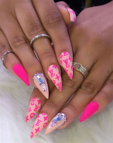 hot pink louis vuitton nails|25 Latest Louis Vuitton Nails To Try In 2024 .